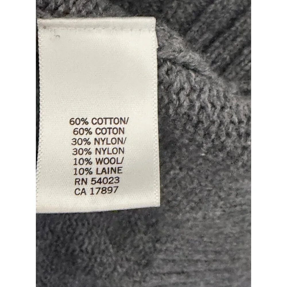 Banana Republic Shawl Cardigan Sweater Mens M Gray Wool Blend Academia‎ Grandpa